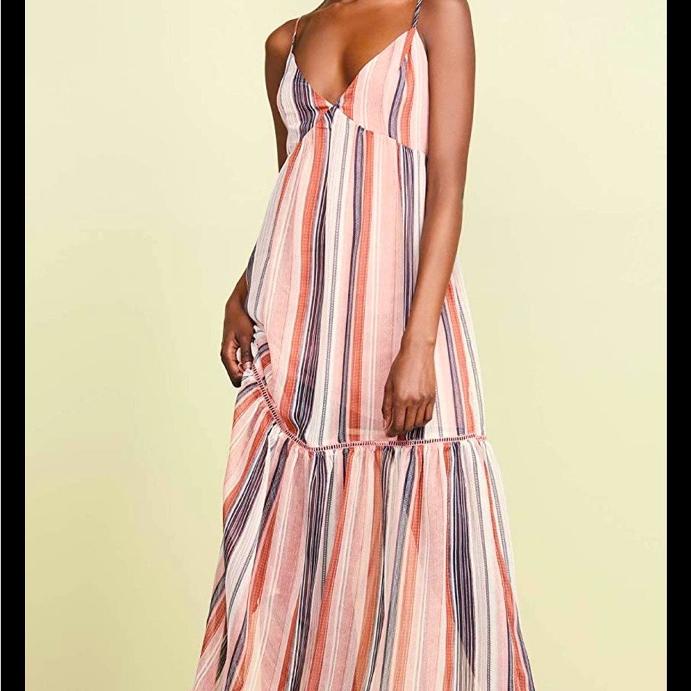 Jack by BB Dakota striped tiered maxi dress